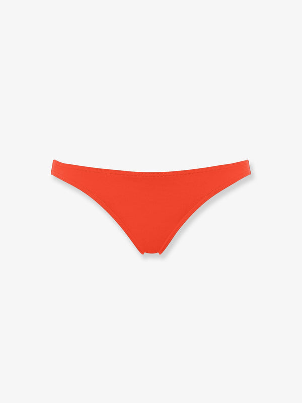 Lycra Bikini Bottom Red Polyamide Swimwear