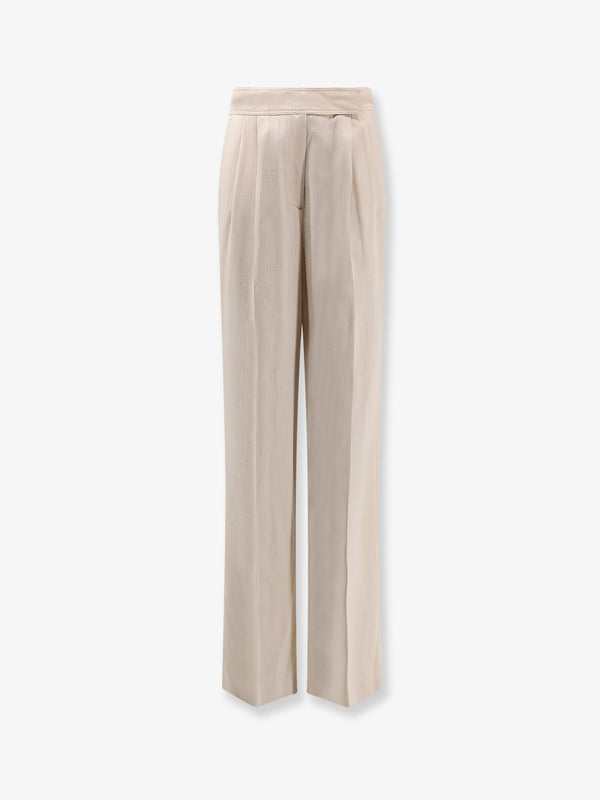 Trousers Viscose Beige