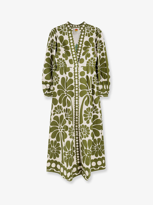 Palermo Maxi Dress Green Rayon