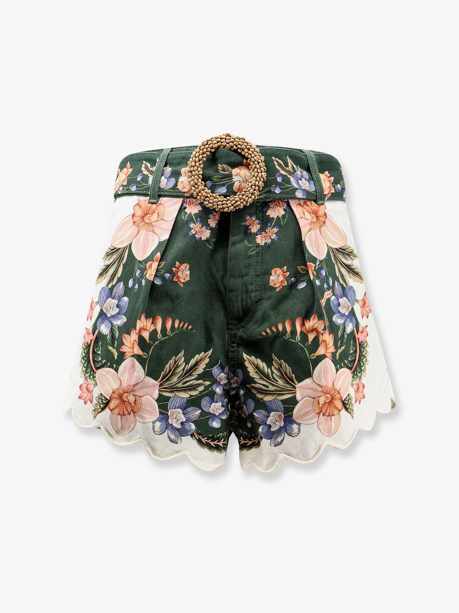Shorts Berry Garden Multicolour Cotton