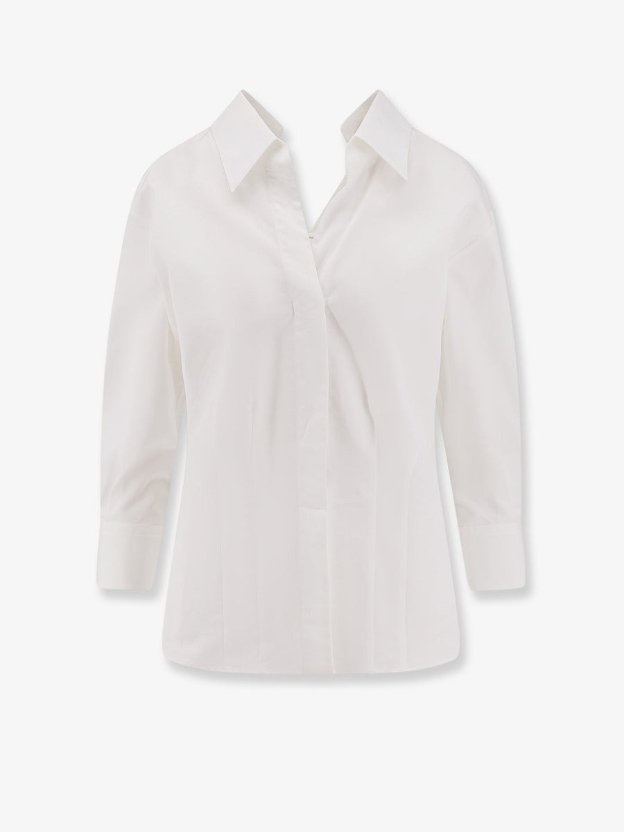 Open Cotton Shirt White