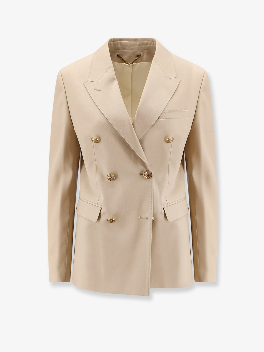 Blazer Virgin Wool Beige Blazers