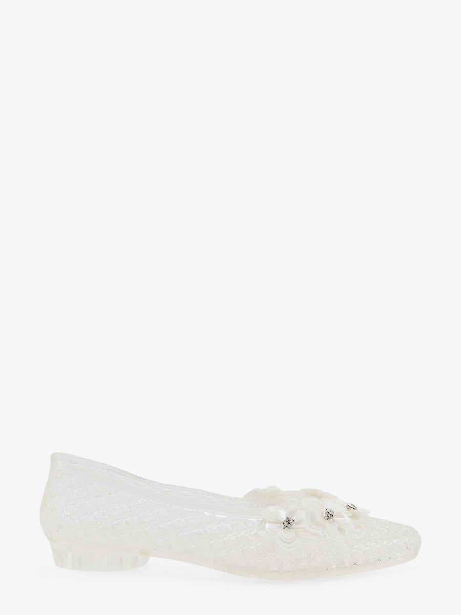 Ballerinas White Pvc Ballerina Shoes