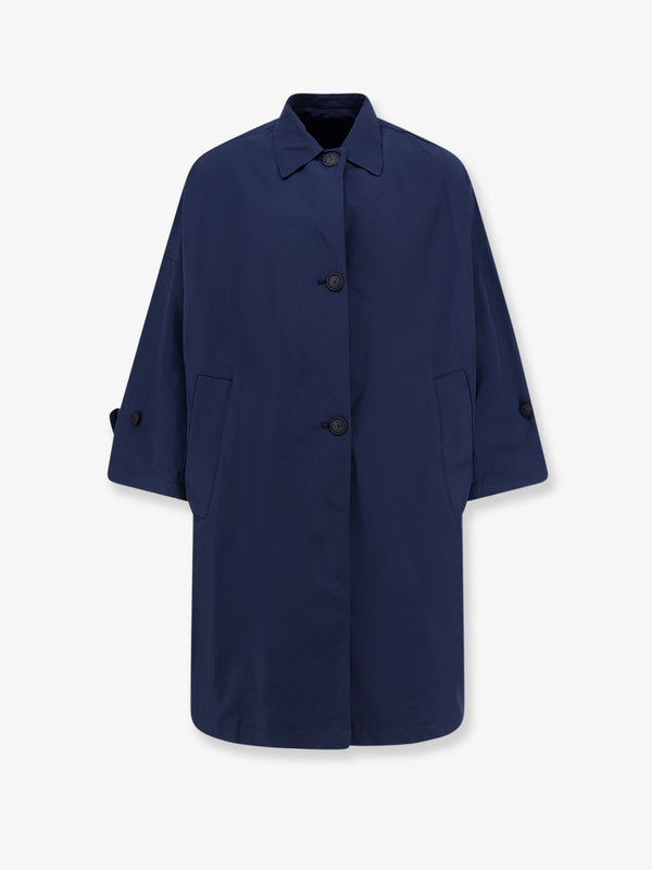 Raincoat Blue Polyester Jacket