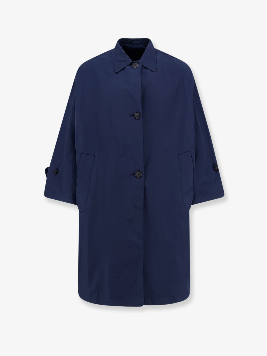 Raincoat Blue Polyester Jacket