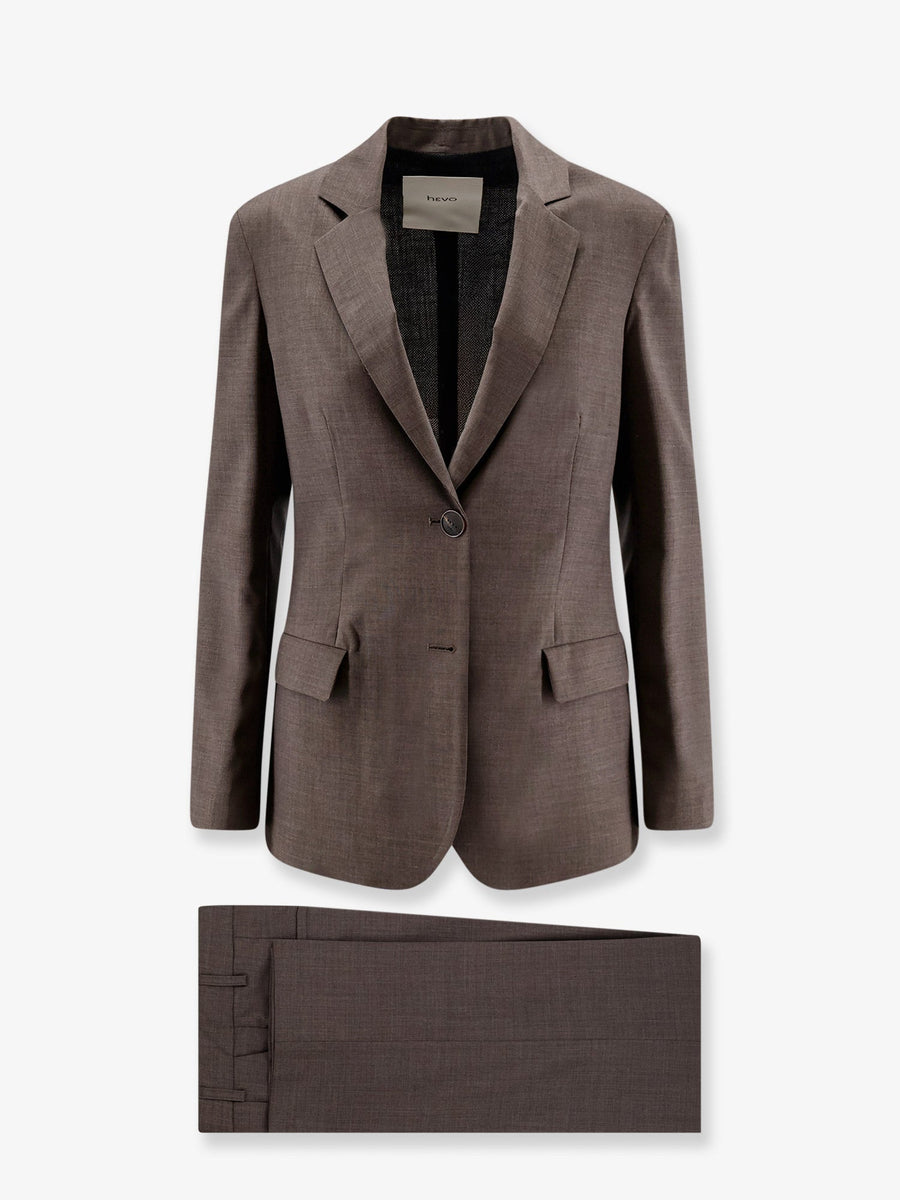 Suit Frigole Brown Virgin Sheep's Wool Dress