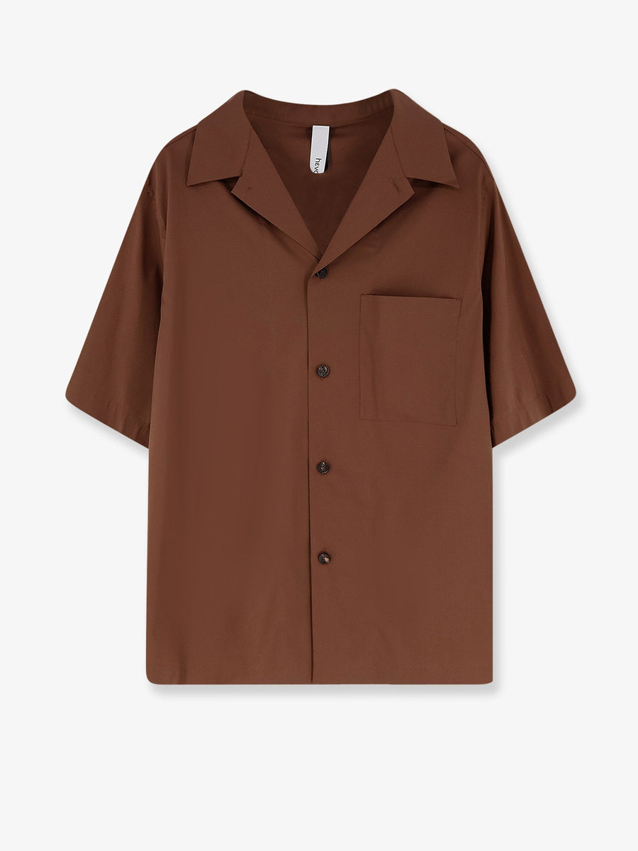 Shirt Cotton-Blend Brown