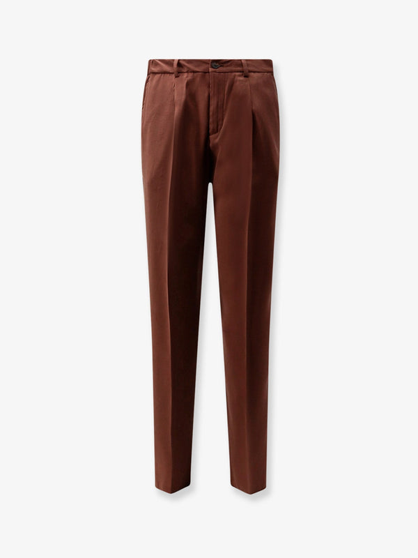 Trousers Torre Canne Brown Modal