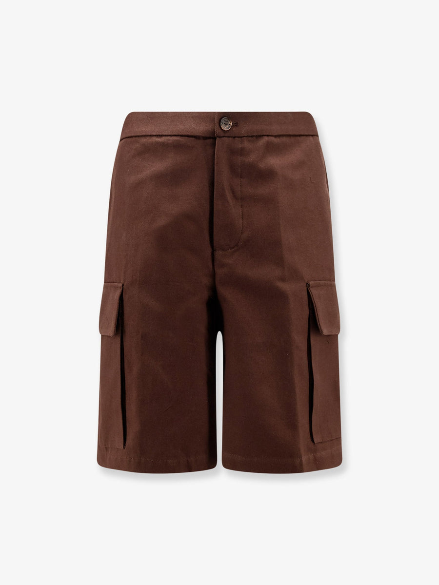 Bermuda Shorts Cotton Brown