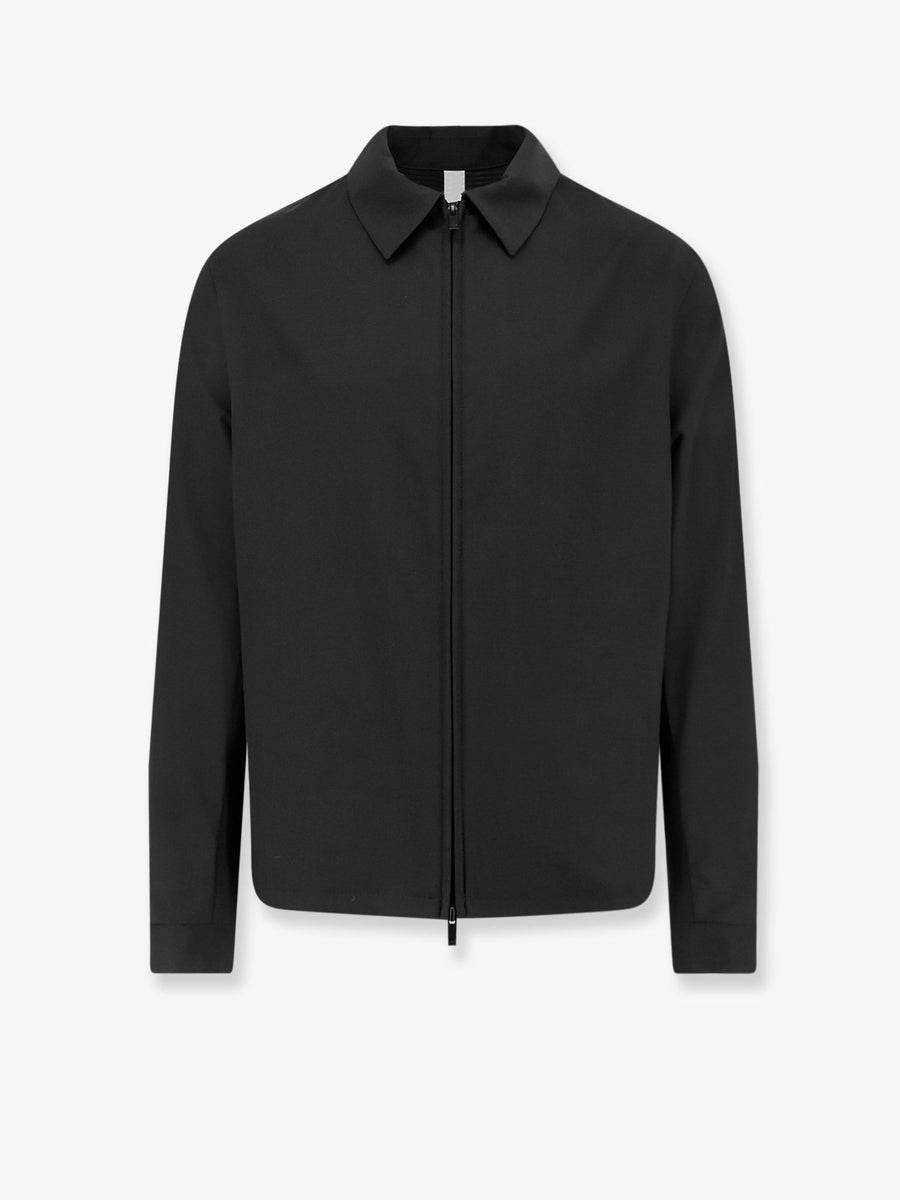 Wool Blend Jacket Black Polyester
