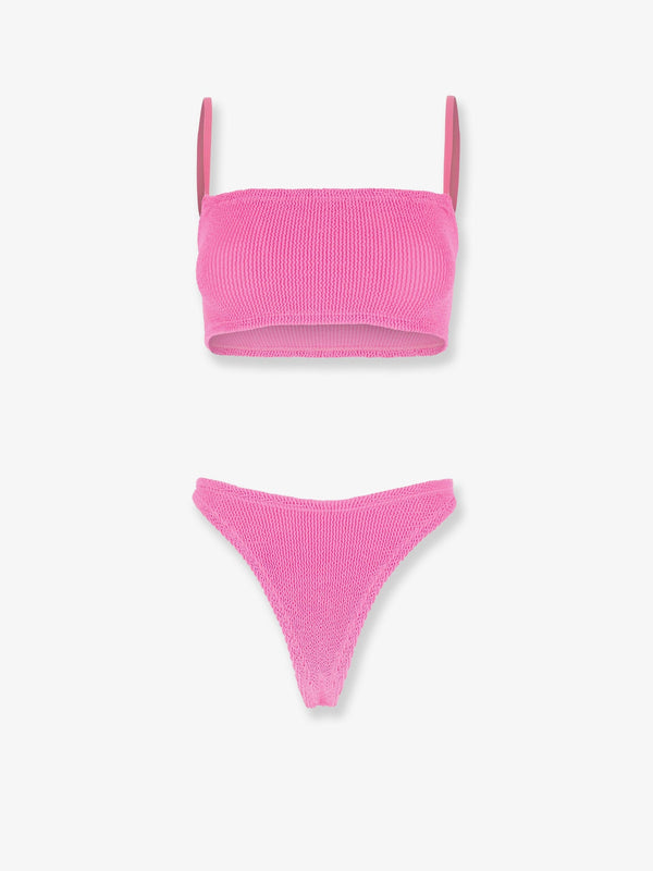 Bikini Top Original Crinkle Pink Polyamide Swimwear