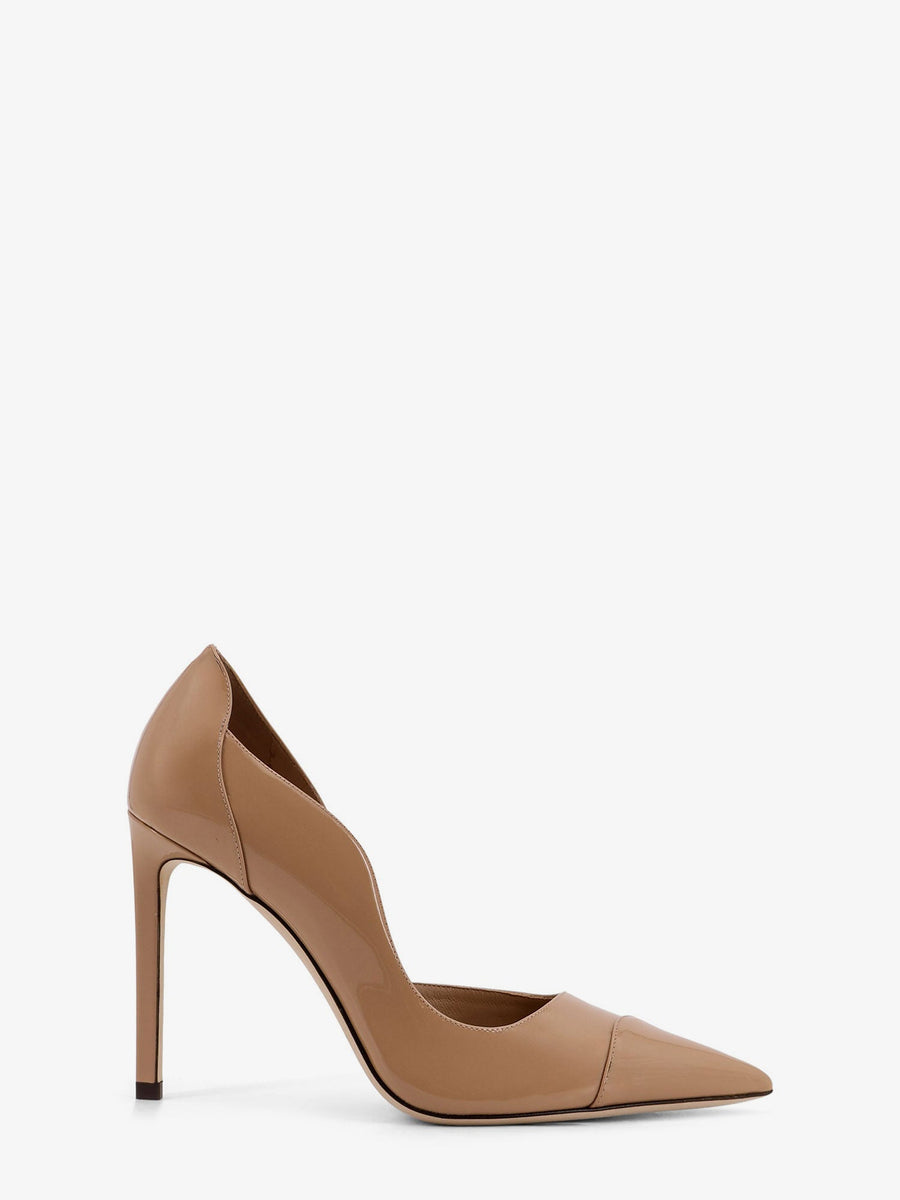 Brigitte Patent Leather Pumps Beige