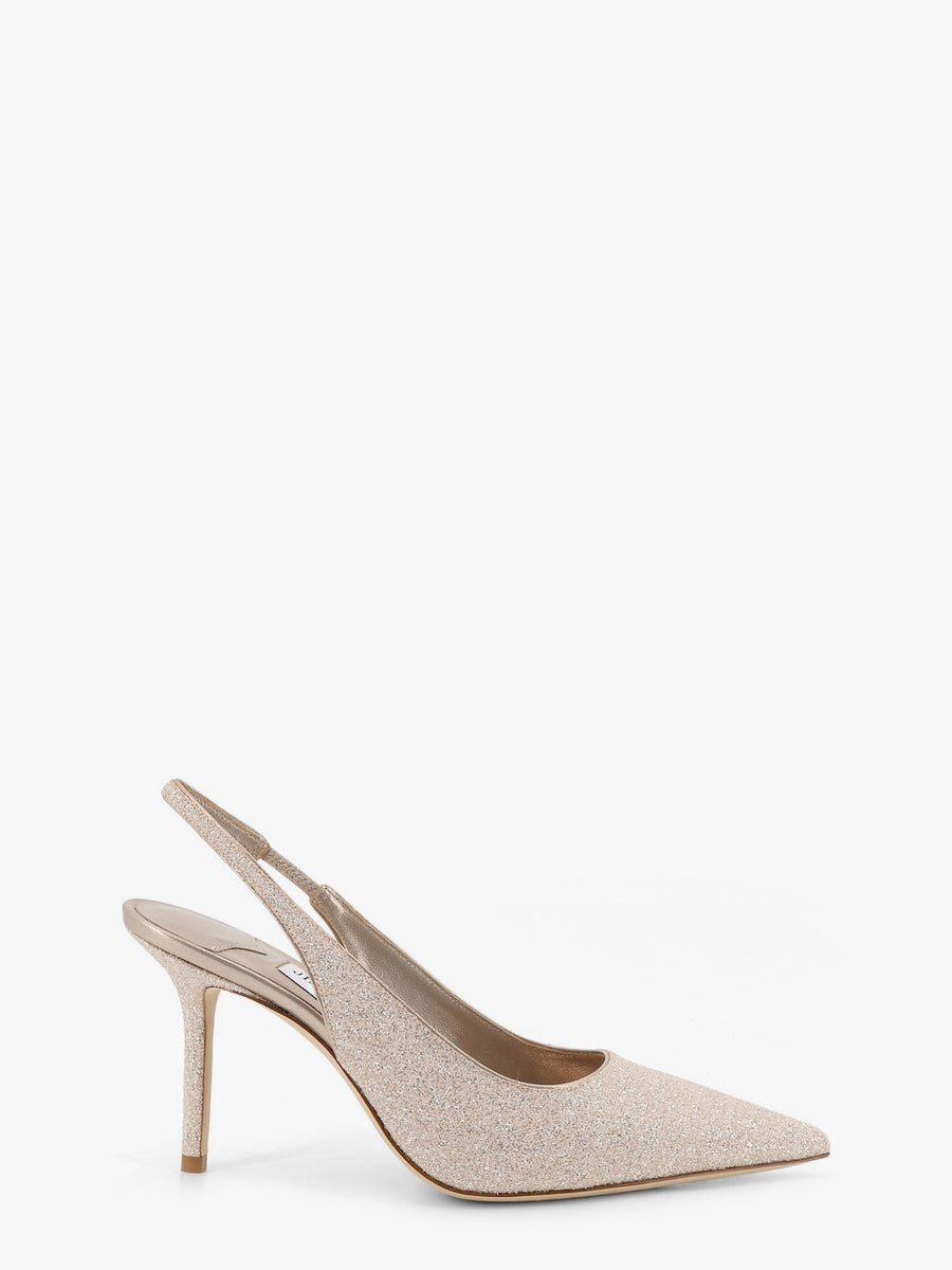 Love Décolleté Glitter Pumps Beige Pelle