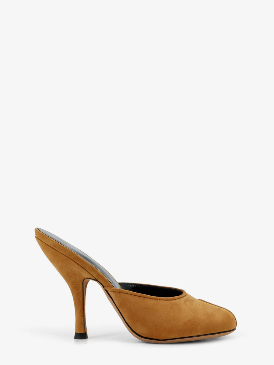 Mule Sandals Date Suede Brown