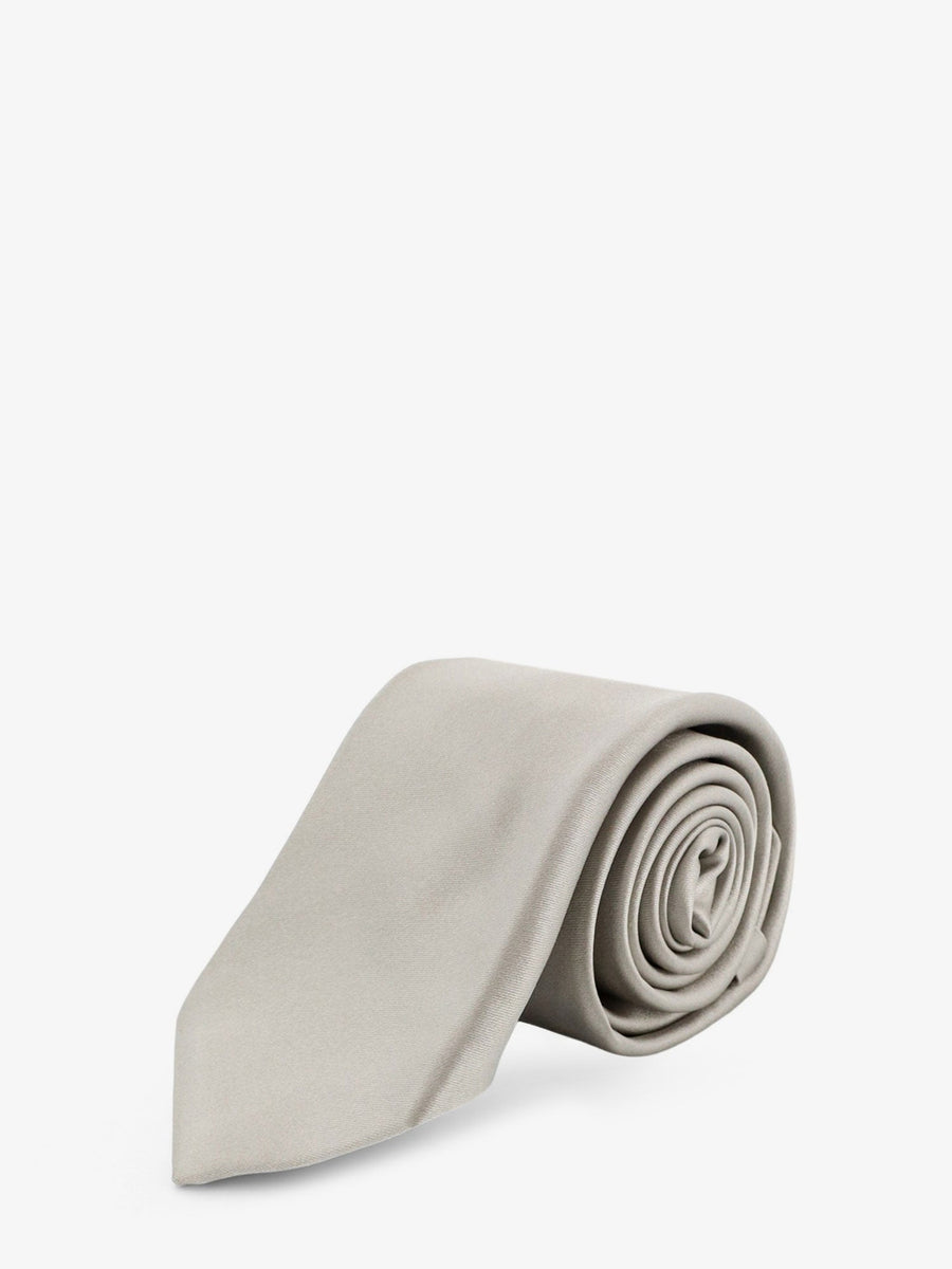 Silk Tie Silver Ties & Bow