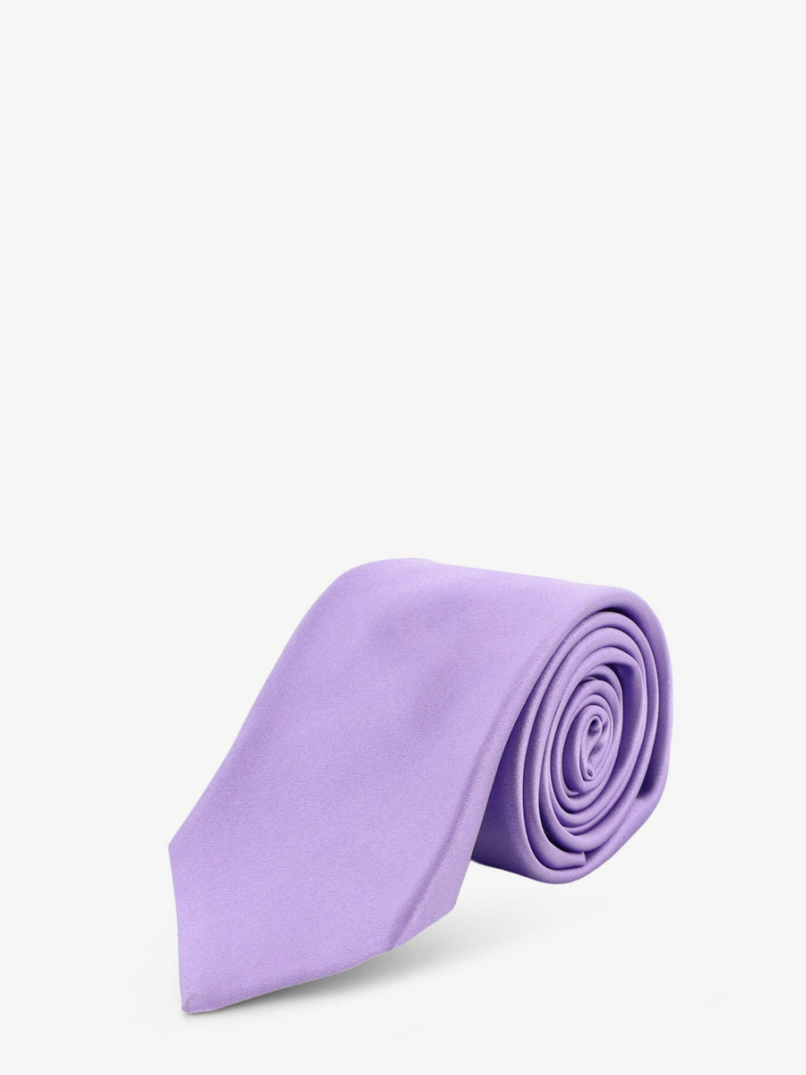 Silk Tie Purple Ties & Bow
