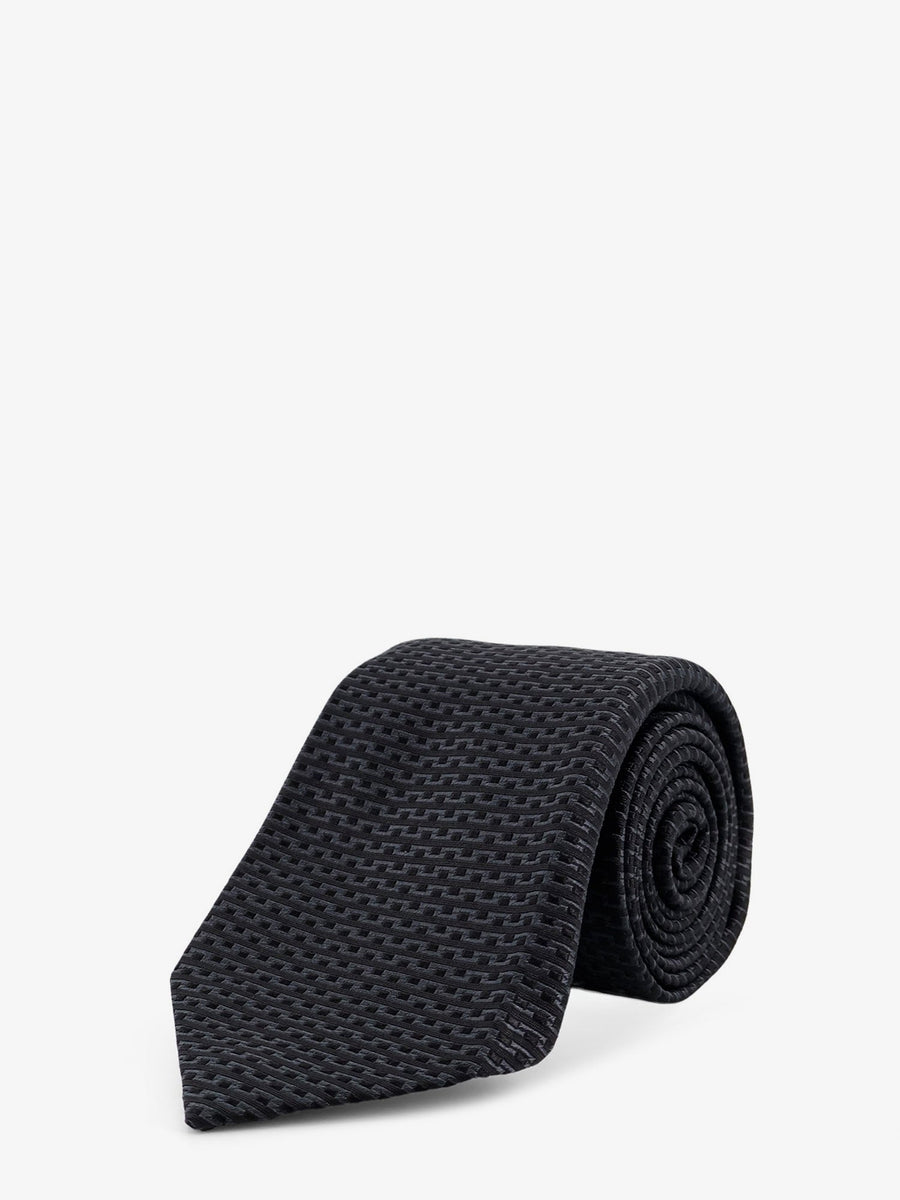 Silk Tie Black Ties & Bow