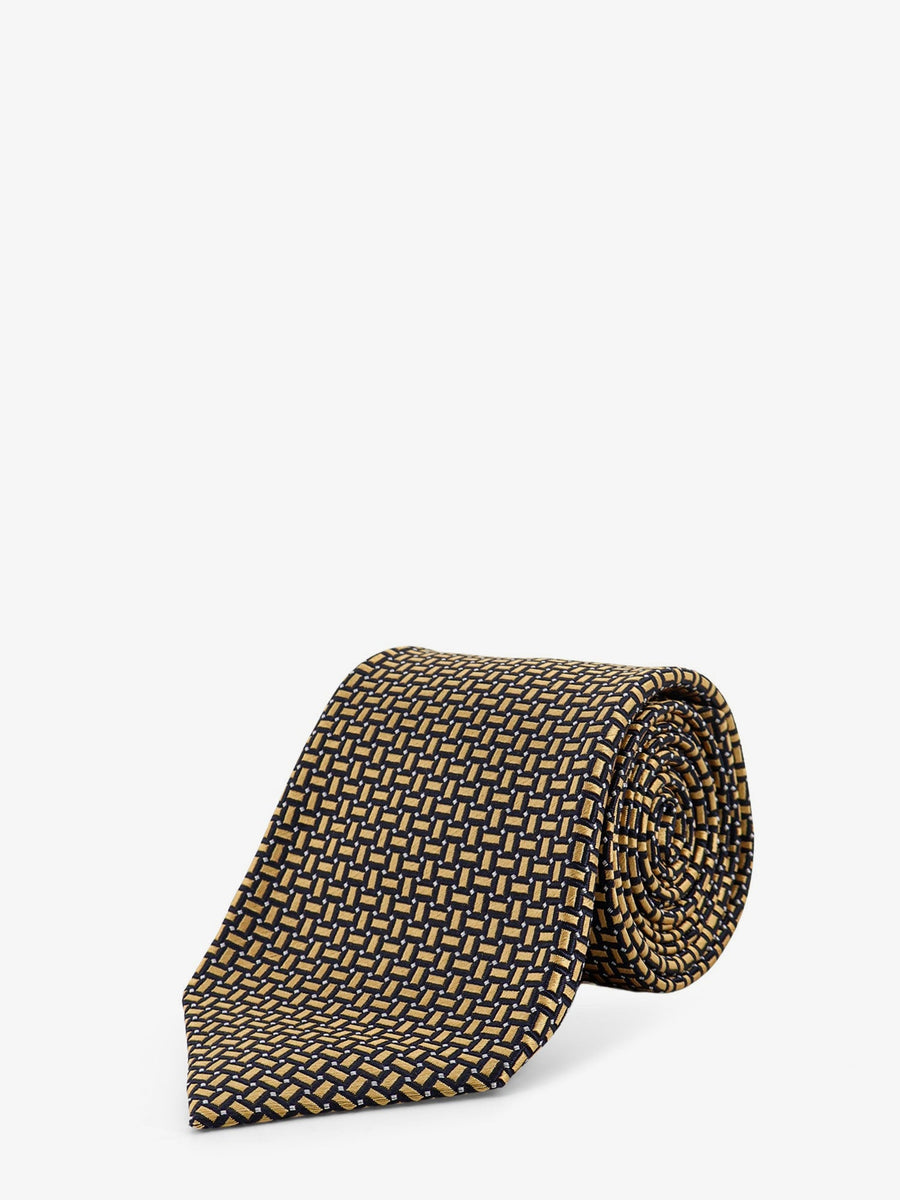 Silk Tie Gold Ties & Bow
