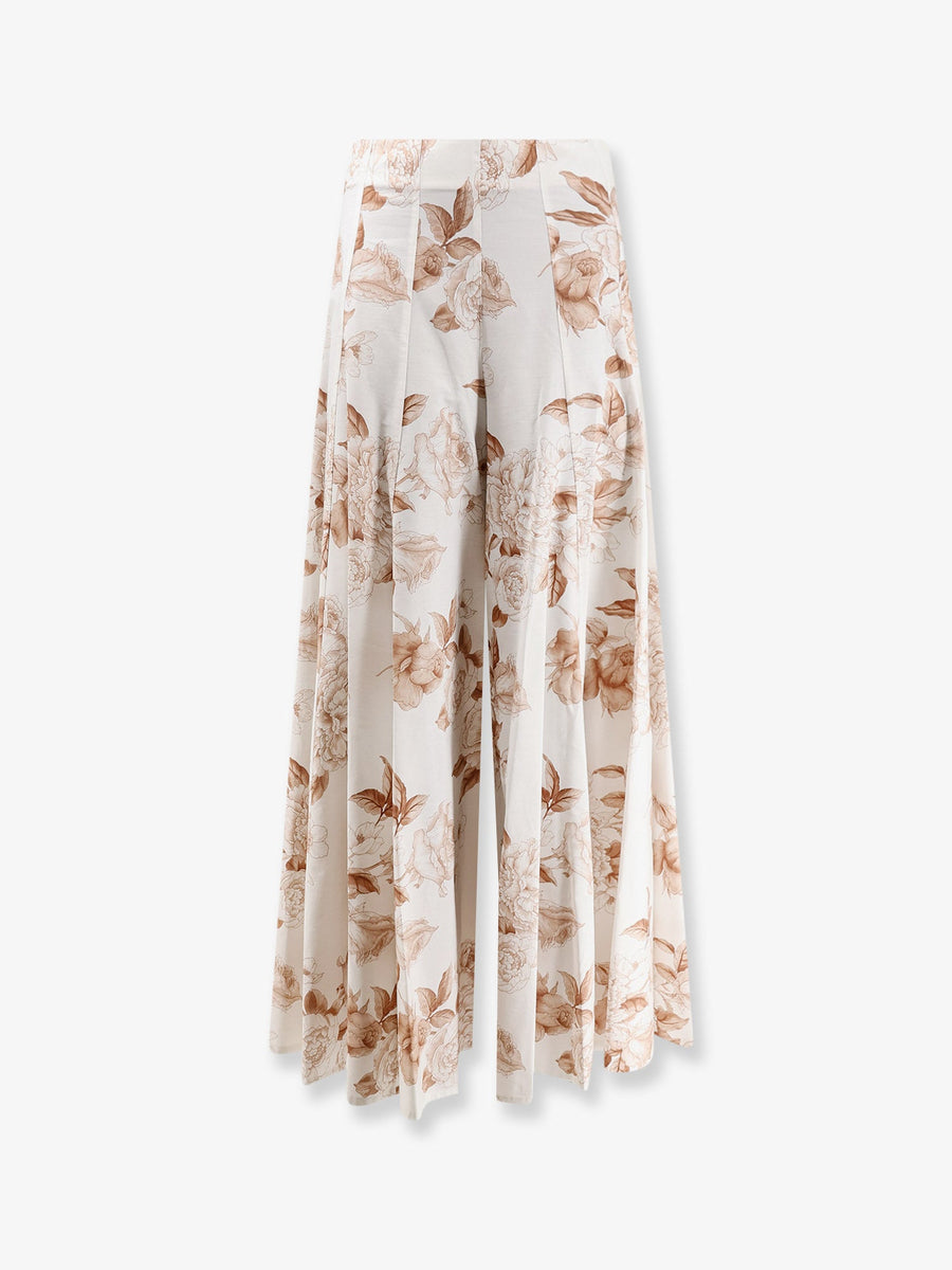 Trousers Debby White Cotton