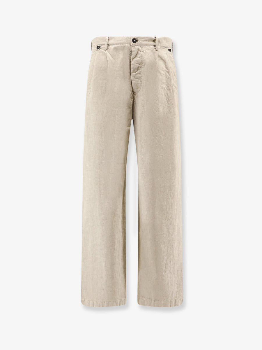 Cotton Trousers Beige