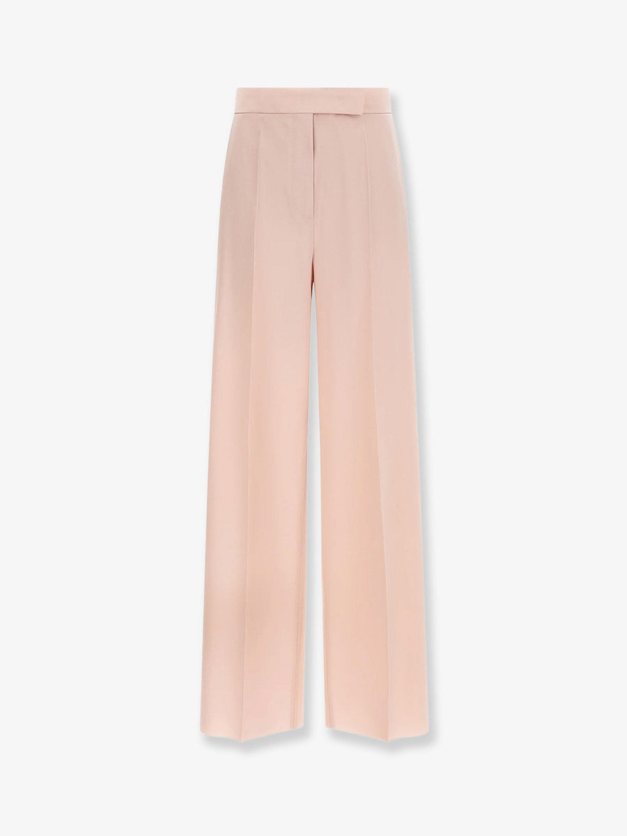 Virgin Wool, Silk And Mohair Trousers Pink