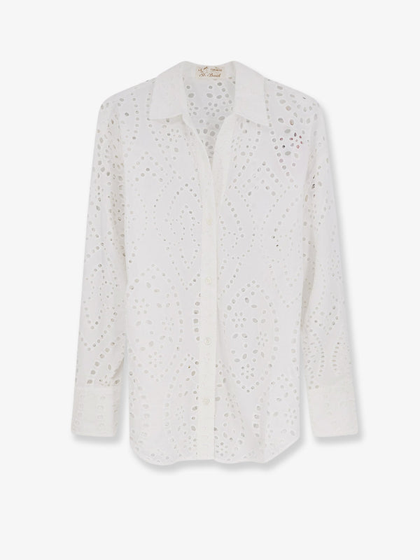 Shirt Cristal Broderie Anglaise White Cotton