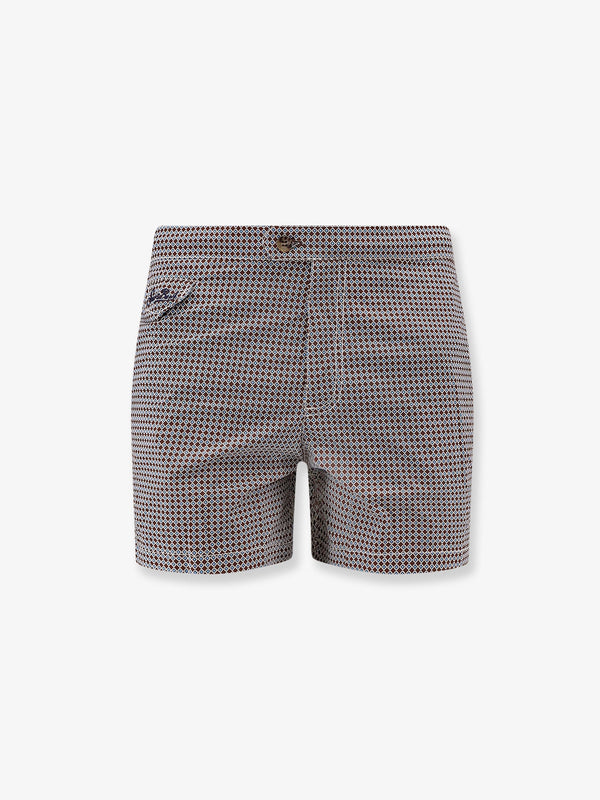 Swim Shorts Brown Nylon