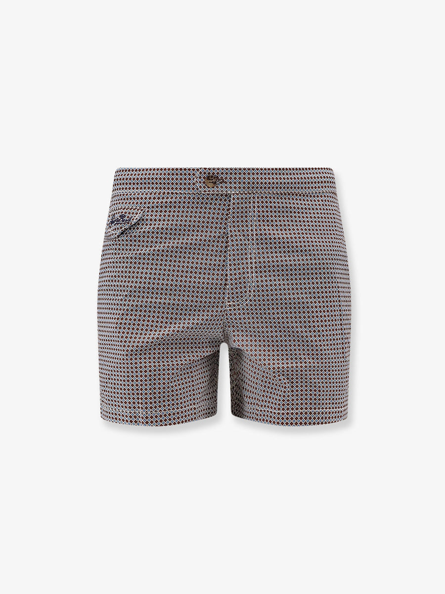Swim Shorts Brown Nylon