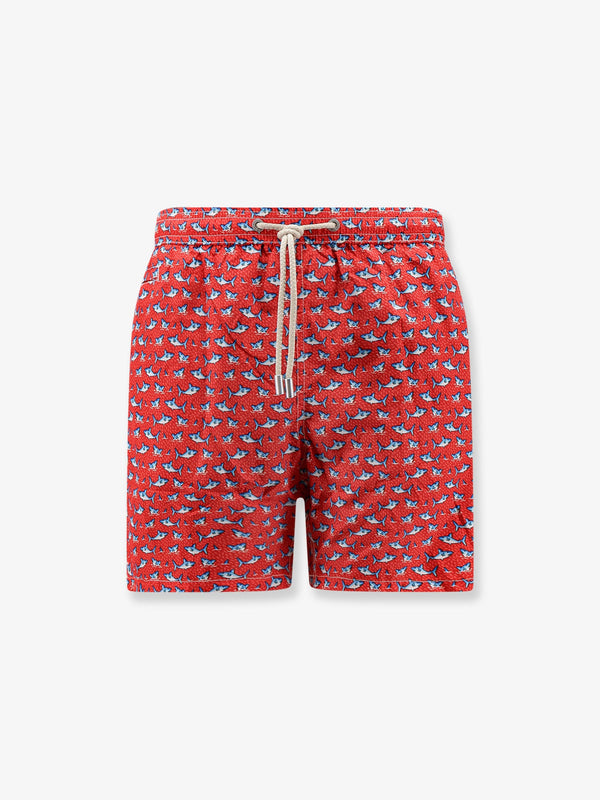 Swim Trunks Recycled Polyester Red Shorts