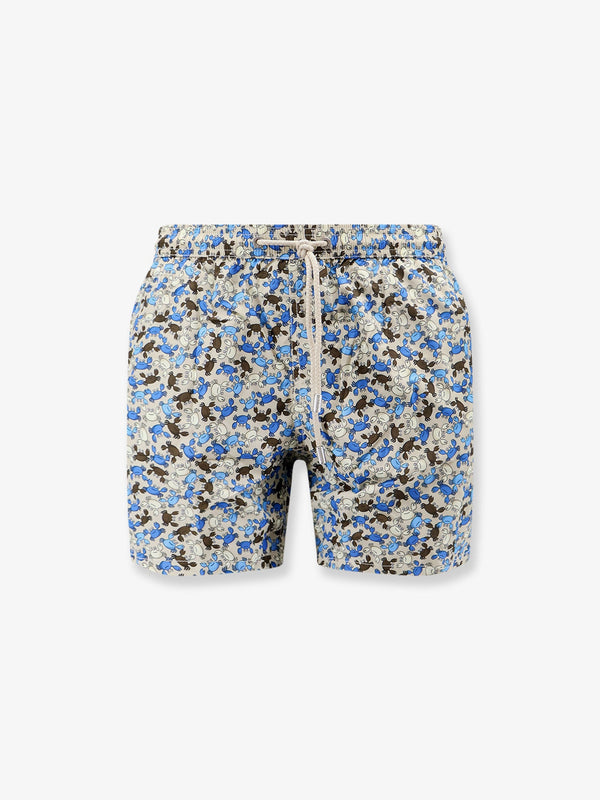Swim Shorts Micro-Pattern Multicolour Recycled Nylon