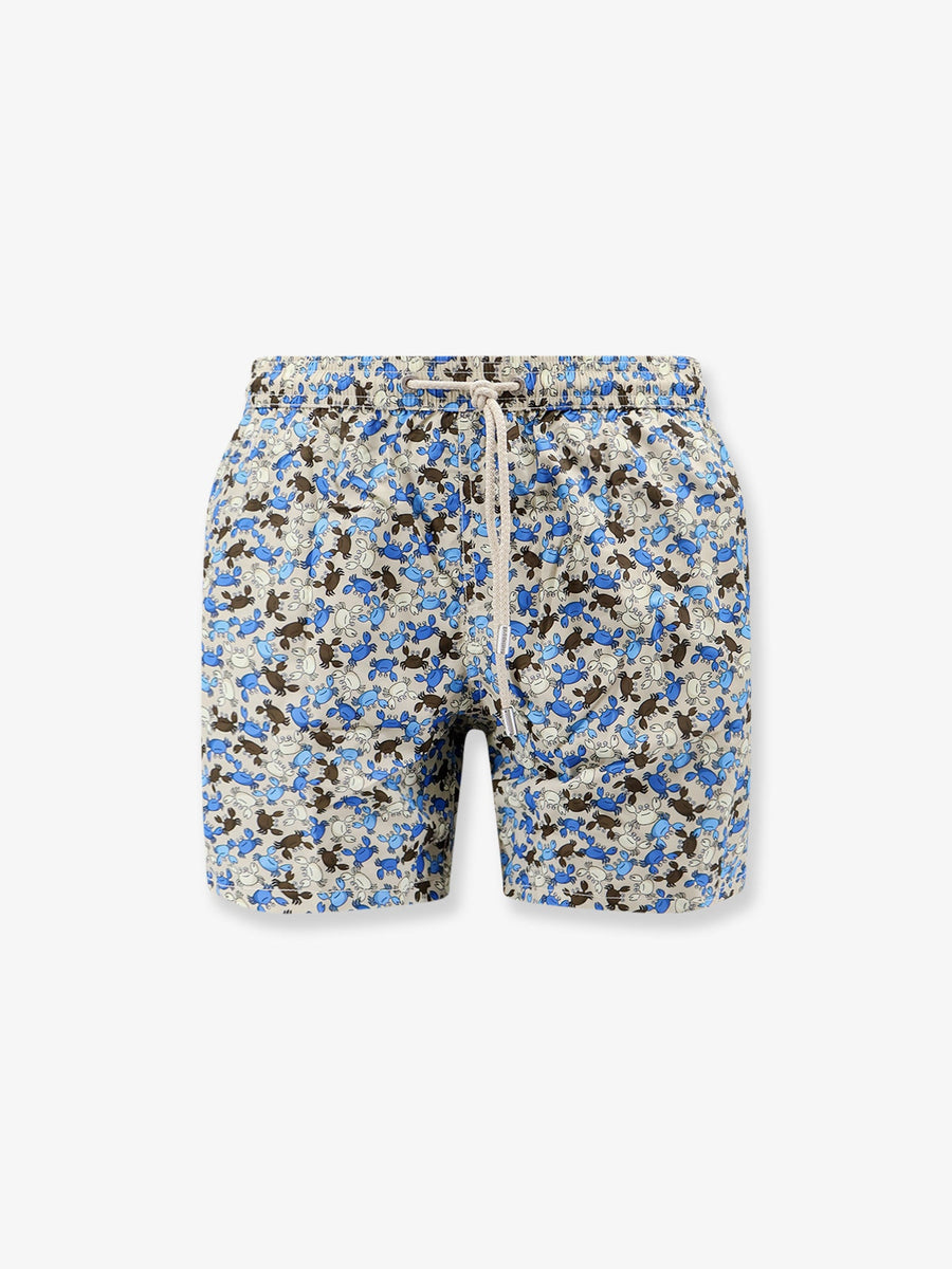 Swim Shorts Micro-Pattern Multicolour Recycled Nylon