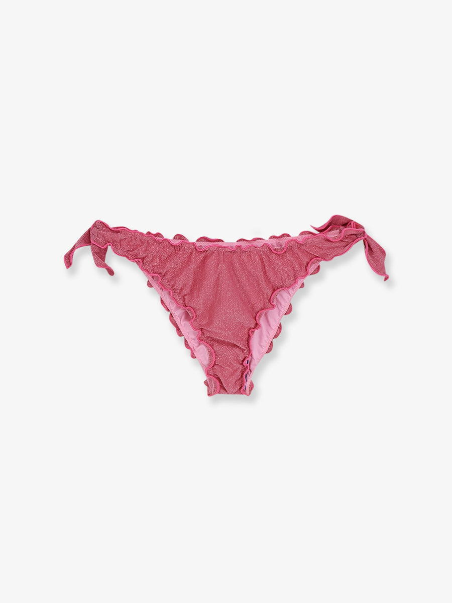 Bikini Bottoms Pink Viscose Swimwear
