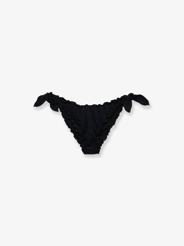Bikini Bottoms Moon Lurex Black Viscose Swimwear