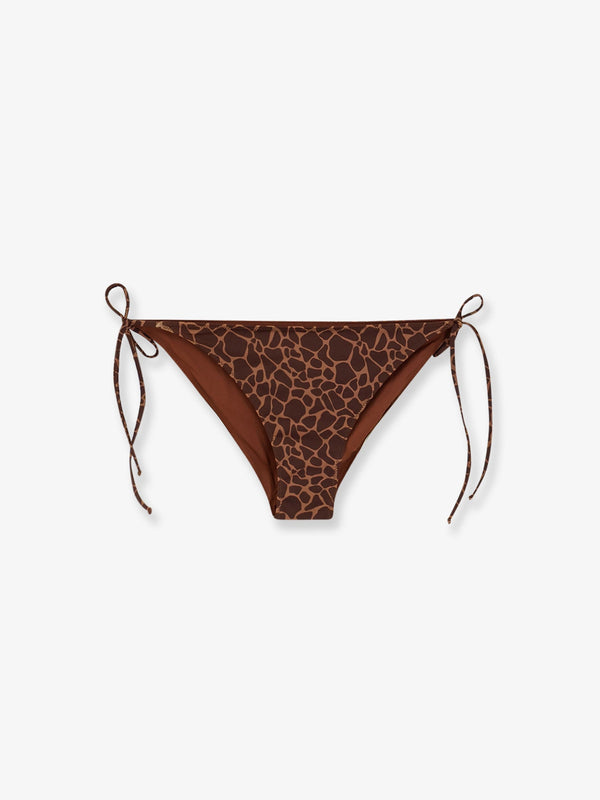 Bikini Bottoms Brown Polyamide Swimwear