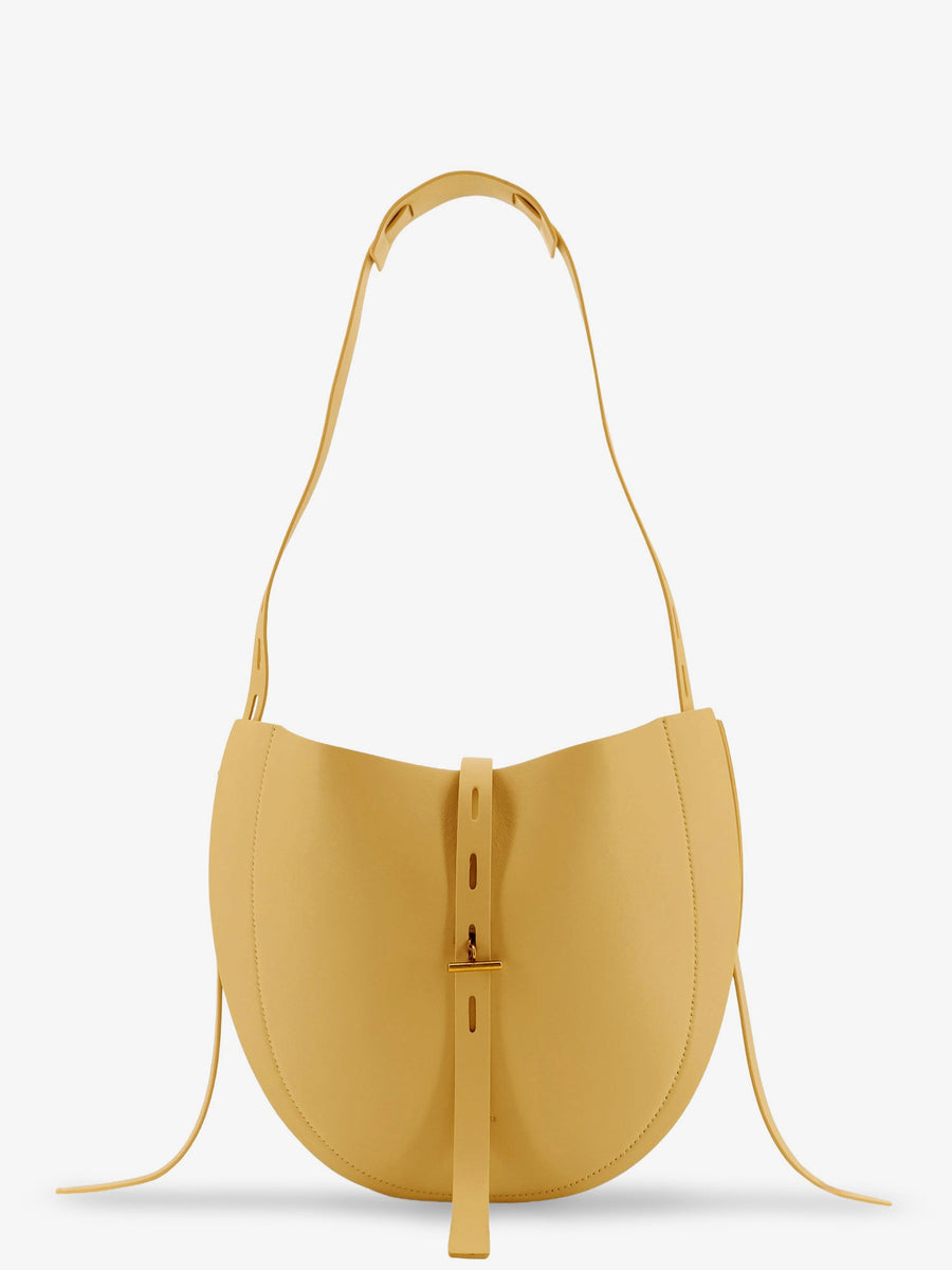 Lizzie Leather Crossbody Bag Yellow Shoulder