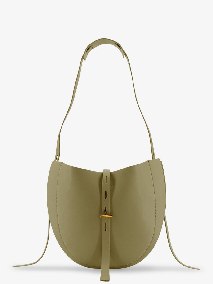 Lizzie Leather Crossbody Bag Green Shoulder