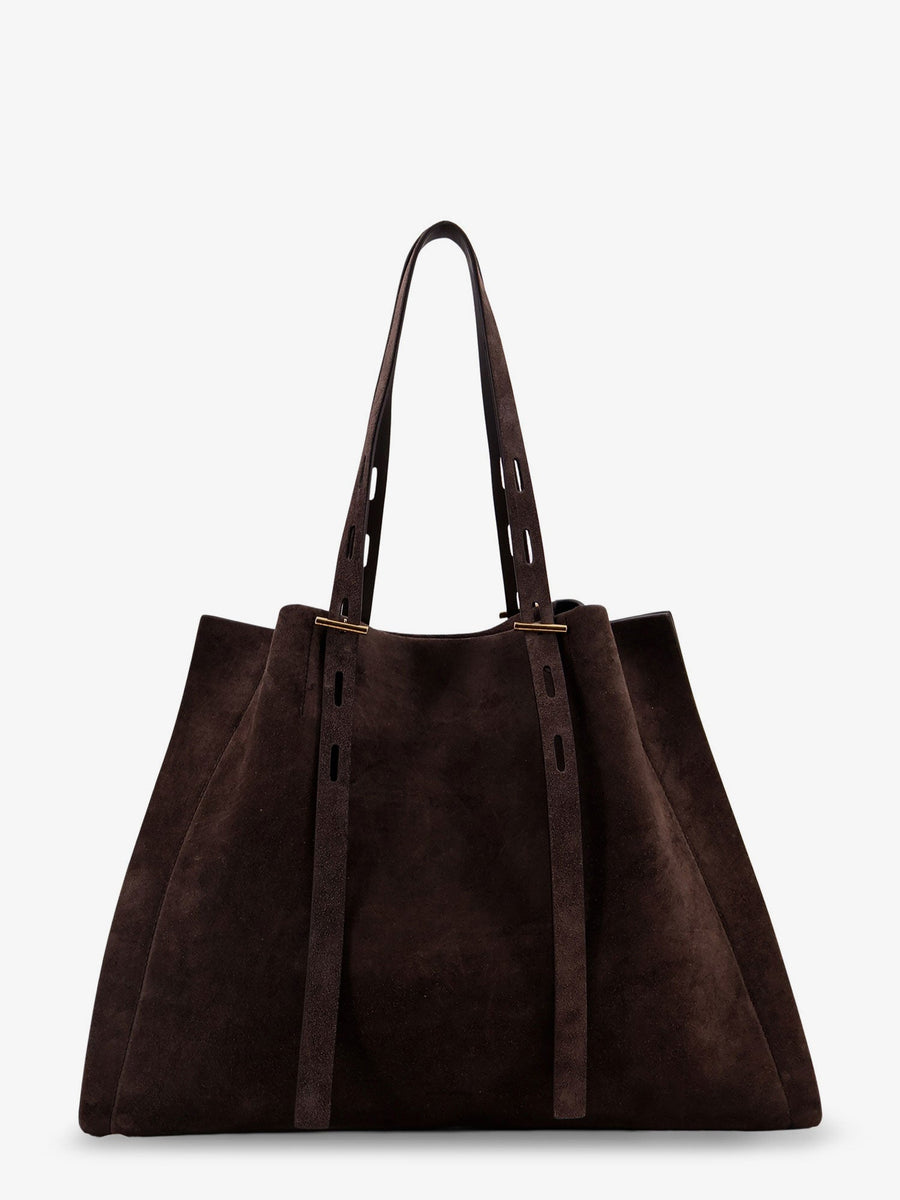 Paula Suede Shoulder Bag Brown