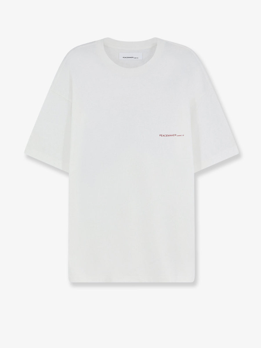 T-Shirt Keys Print White Cotton T-shirts