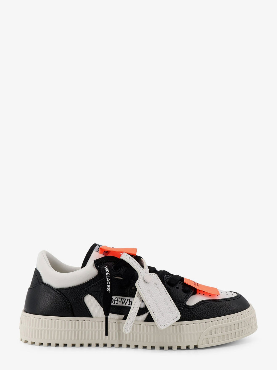 Low-Top Court Leather Sneakers Black Trainers