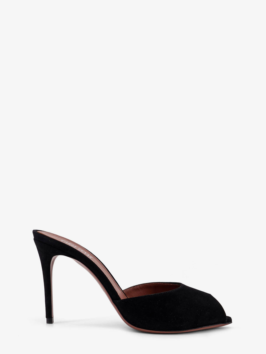 Vera Suede Sandals Black
