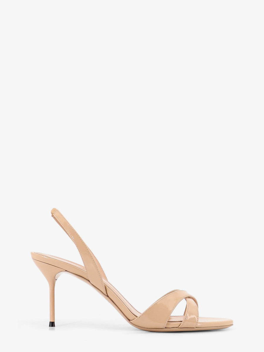 Sandals Lidia Beige Patent Leather