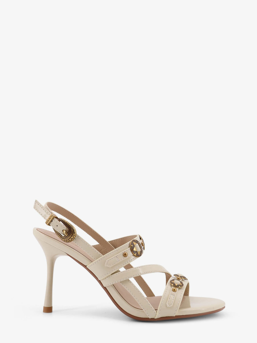 Leather Sandals Vanda White