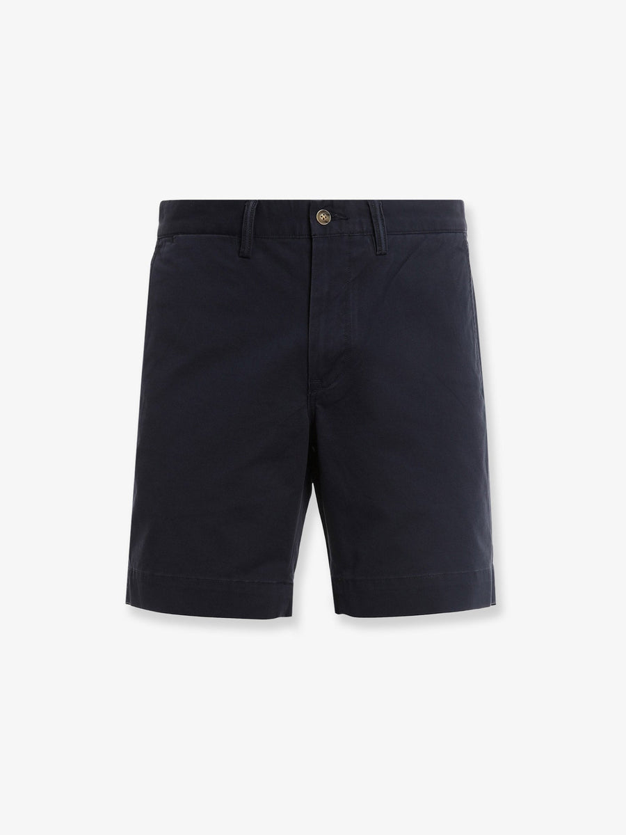 Stretch Cotton Bedford Shorts Blue