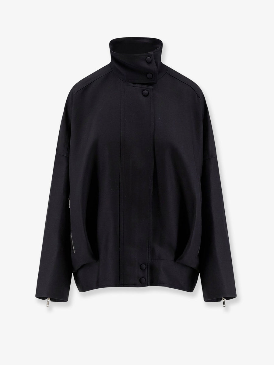 Wool And Silk Jacket Black
