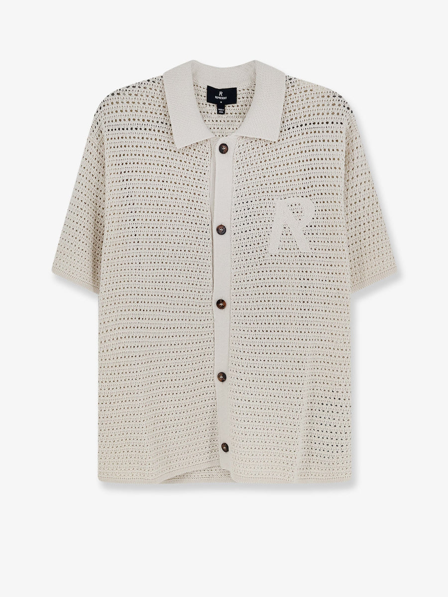 Polo Shirt Pico Cotton-Blend Beige