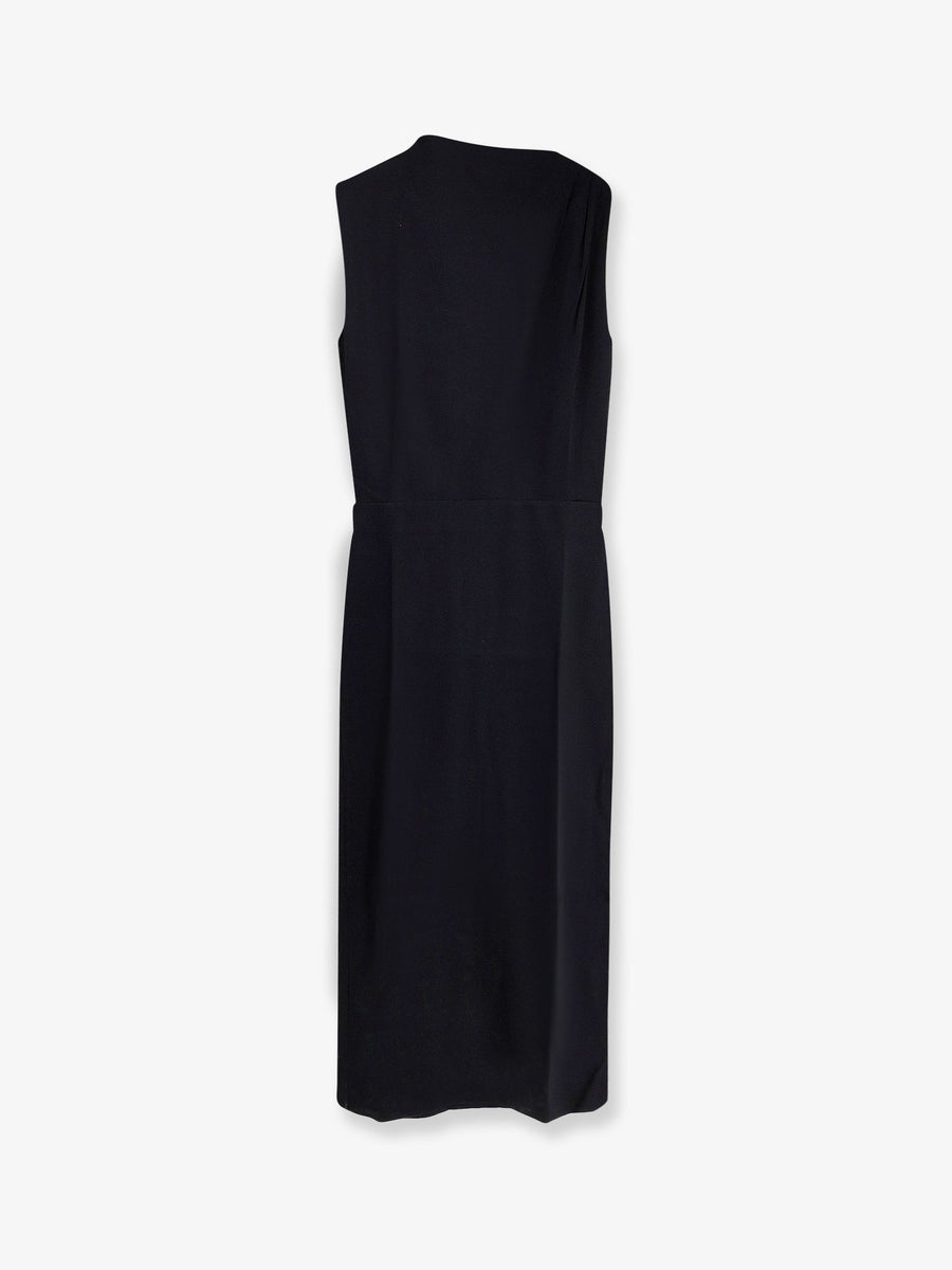 Gemma Organic Cotton Long Dress Black