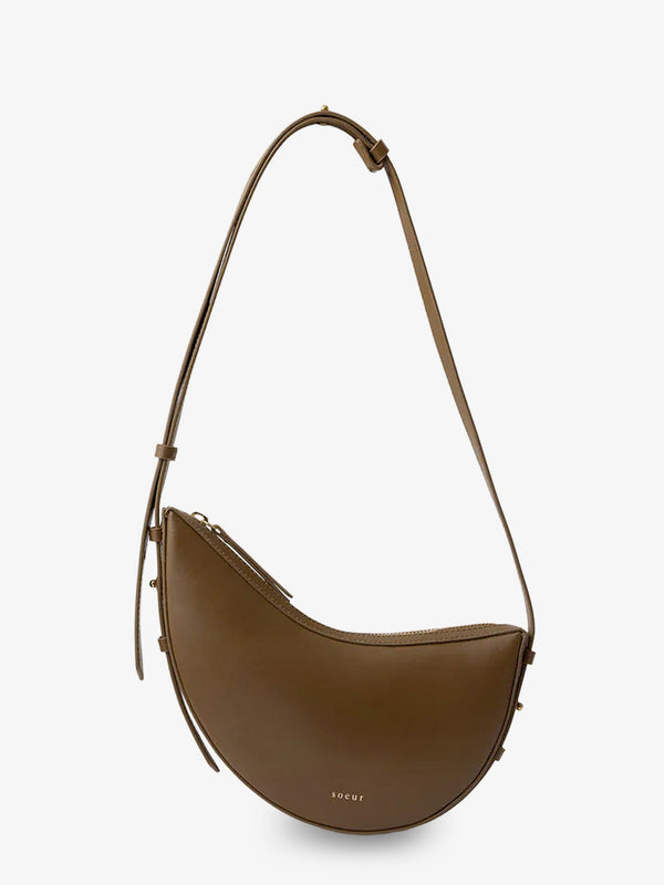 Crossbody Bag Wino Mini Brown Leather Shoulder