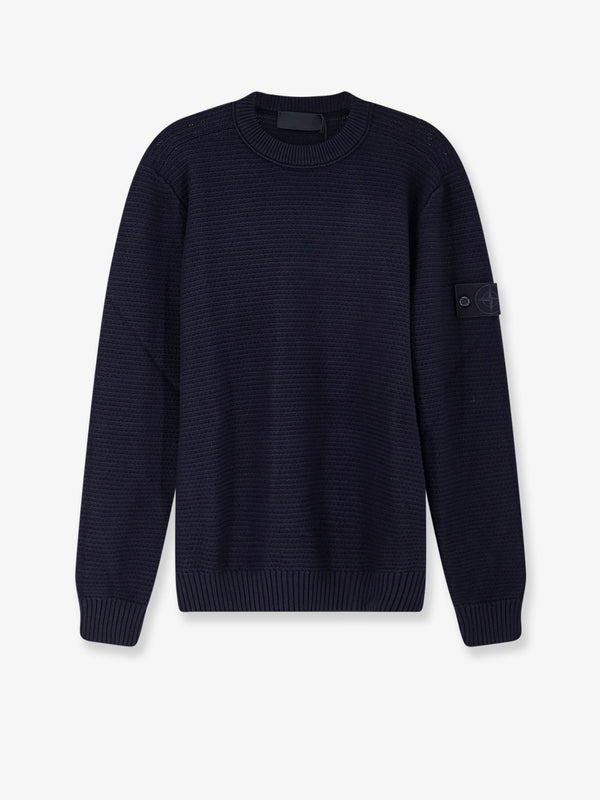 Wool And Cashmere Blend Sweater Blue Cotton