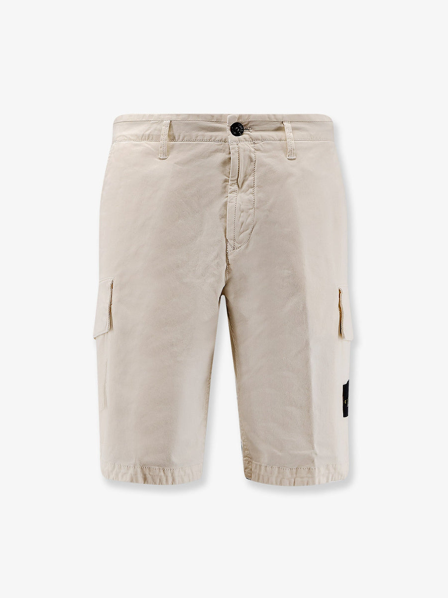 Organic Cotton Bermuda Shorts White