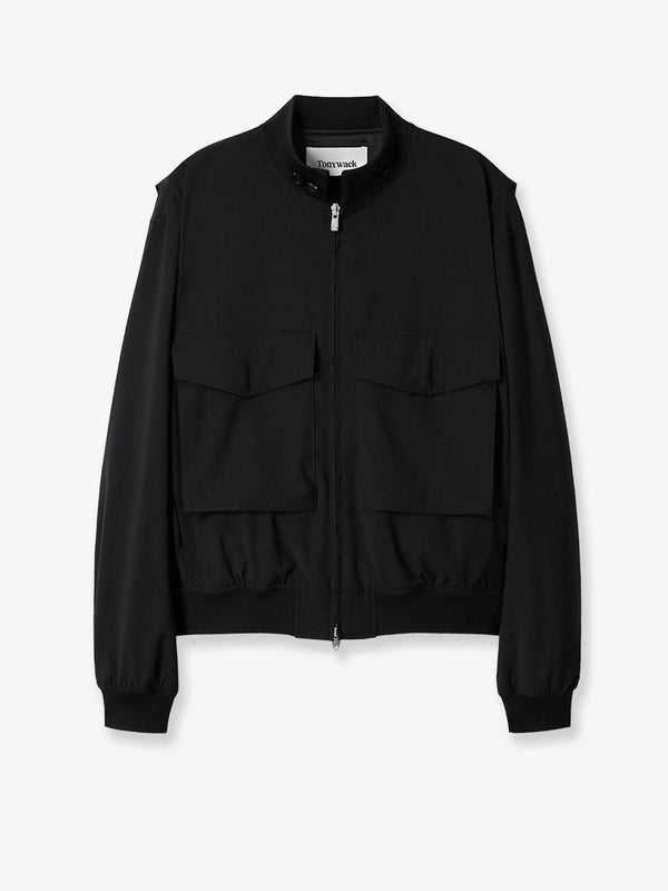 Wool Blend Jacket Black